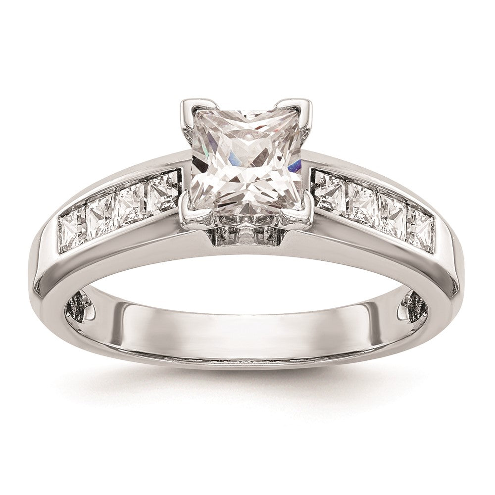 Buy Stylish 14K White Gold Princess Cut Engagement Ring Setting - Exclusive Value