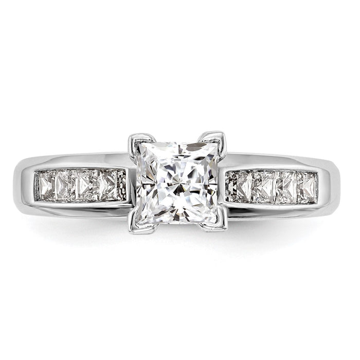 Buy Exclusive 14K White Gold Engagement Ring with 1/2 Carat Diamonds - Stylish Semi-Mount-4