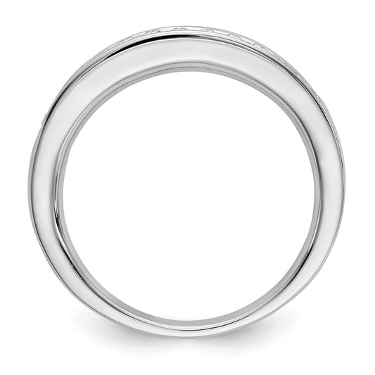 Buy Affordable 14K White Gold Wedding Band | 1/2 Carat Channel-Set Diamonds