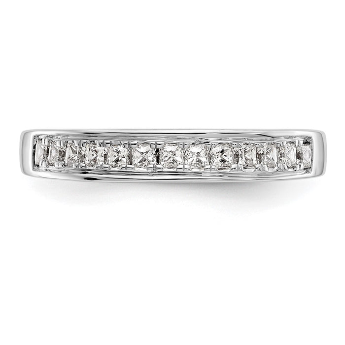 Buy Affordable 14K White Gold Wedding Band | 1/2 Carat Channel-Set Diamonds-4