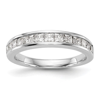 High-Quality 14K White Gold 3/4 Carat Diamond Wedding Band - Stylish & Affordable