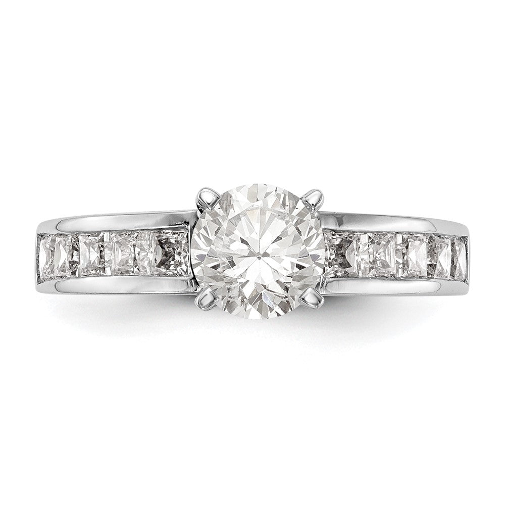 Buy Exclusive 14K White Gold Semi-Mount Engagement Ring for 1 Carat Gem
