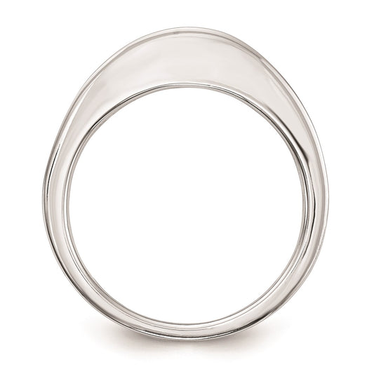 Buy 14K White Gold Princess Cut Channel-Set Wedding Band - Stylish Value