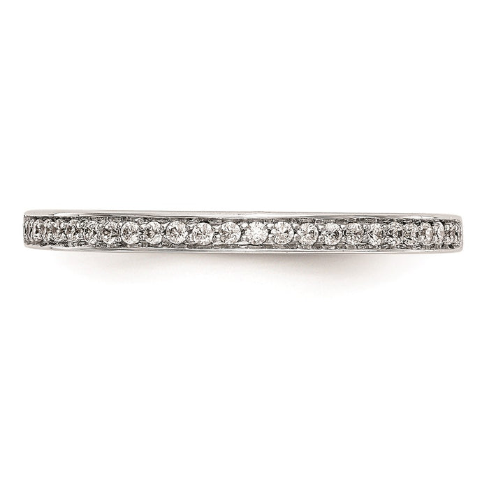 Buy Affordable 14K White Gold Wedding Band Setting - Stylish and High-Quality-4