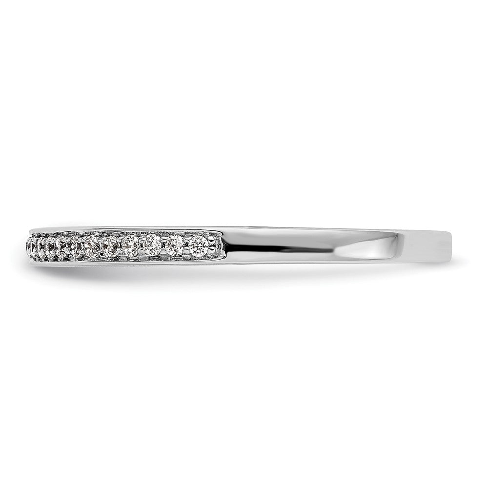 Buy Stylish 14K White Gold Diamond Wedding Band, 1/8 Carat Total Weight