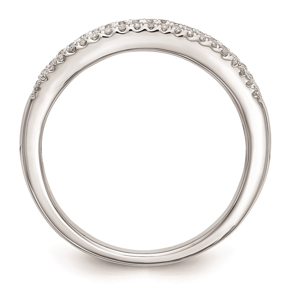 High-Quality 14K White Gold Wedding Band Setting | Stylish & Affordable Option