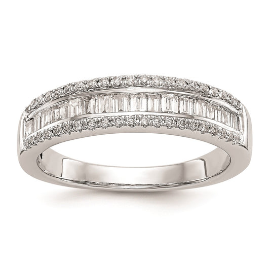 High-Quality 14K White Gold Wedding Band Setting | Stylish & Affordable Option