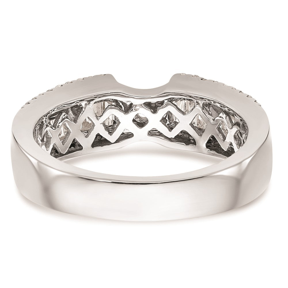Buy Stylish 14K White Gold Peg-Set Engagement Ring Setting - Exclusive Value!