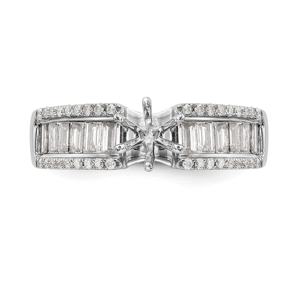 Buy Exclusive 14K White Gold Semi-Mount Ring with 3/4 Carat Diamonds