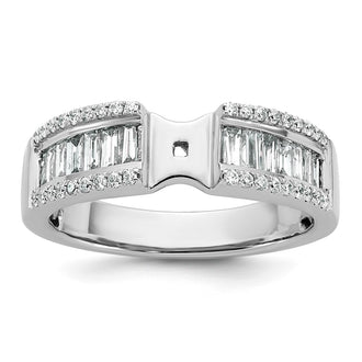 Buy Exclusive 14K White Gold Semi-Mount Ring with 3/4 Carat Diamonds