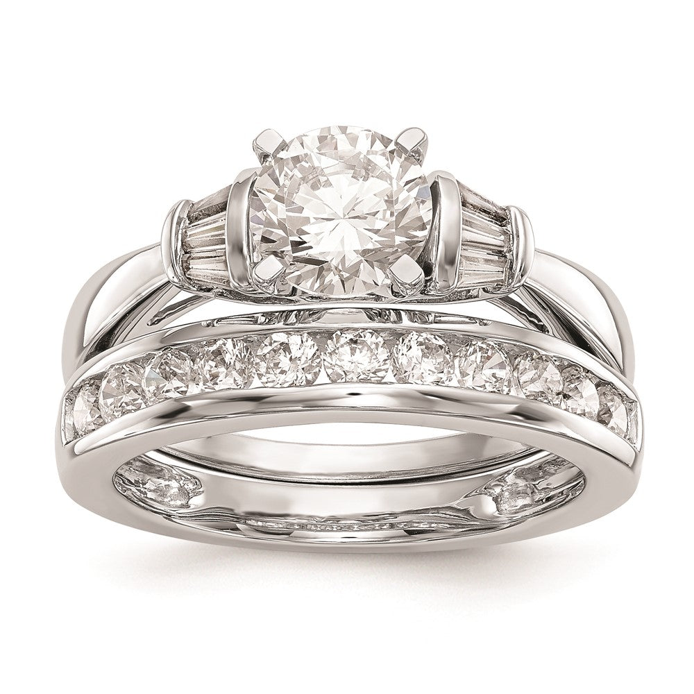High-Quality 14K White Gold Peg-Set Engagement Ring Setting - Stylish Value