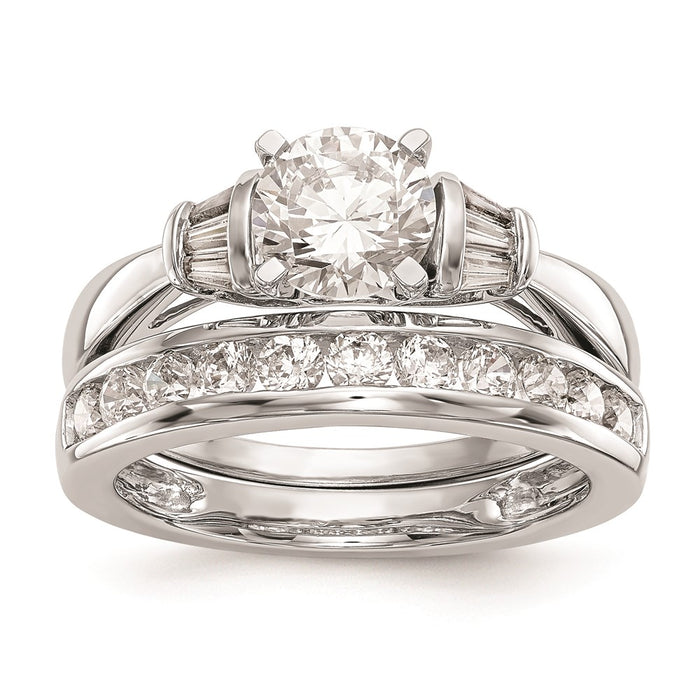 High-Quality 14K White Gold Peg-Set Engagement Ring Setting - Stylish Value-7