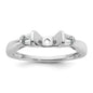 Buy 14K White Gold Semi-Mount Engagement Ring with 1/5 Carat Diamonds - Stylish!-1