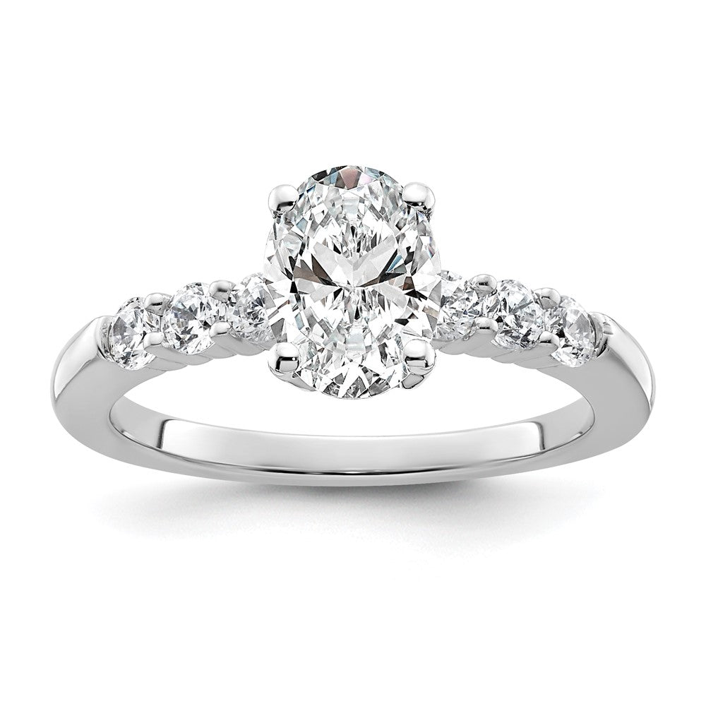 Buy 14K White Gold Semi-Mount Engagement Ring with 3/8 Carat Diamond - Stylish Value!