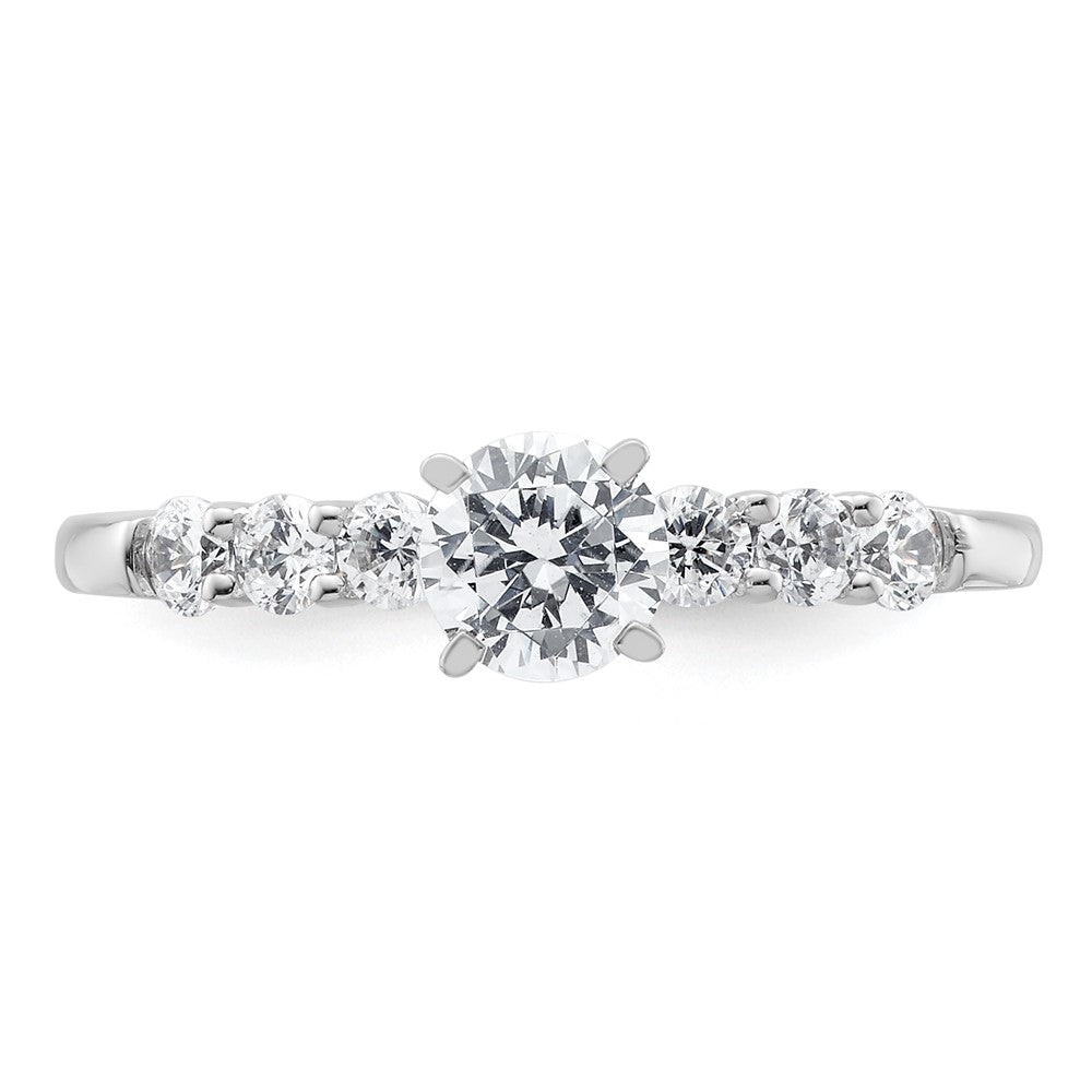 Buy 14K White Gold Semi-Mount Engagement Ring with 3/8 Carat Diamond - Stylish Value!
