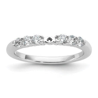 Buy 14K White Gold Semi-Mount Engagement Ring with 3/8 Carat Diamond - Stylish Value!