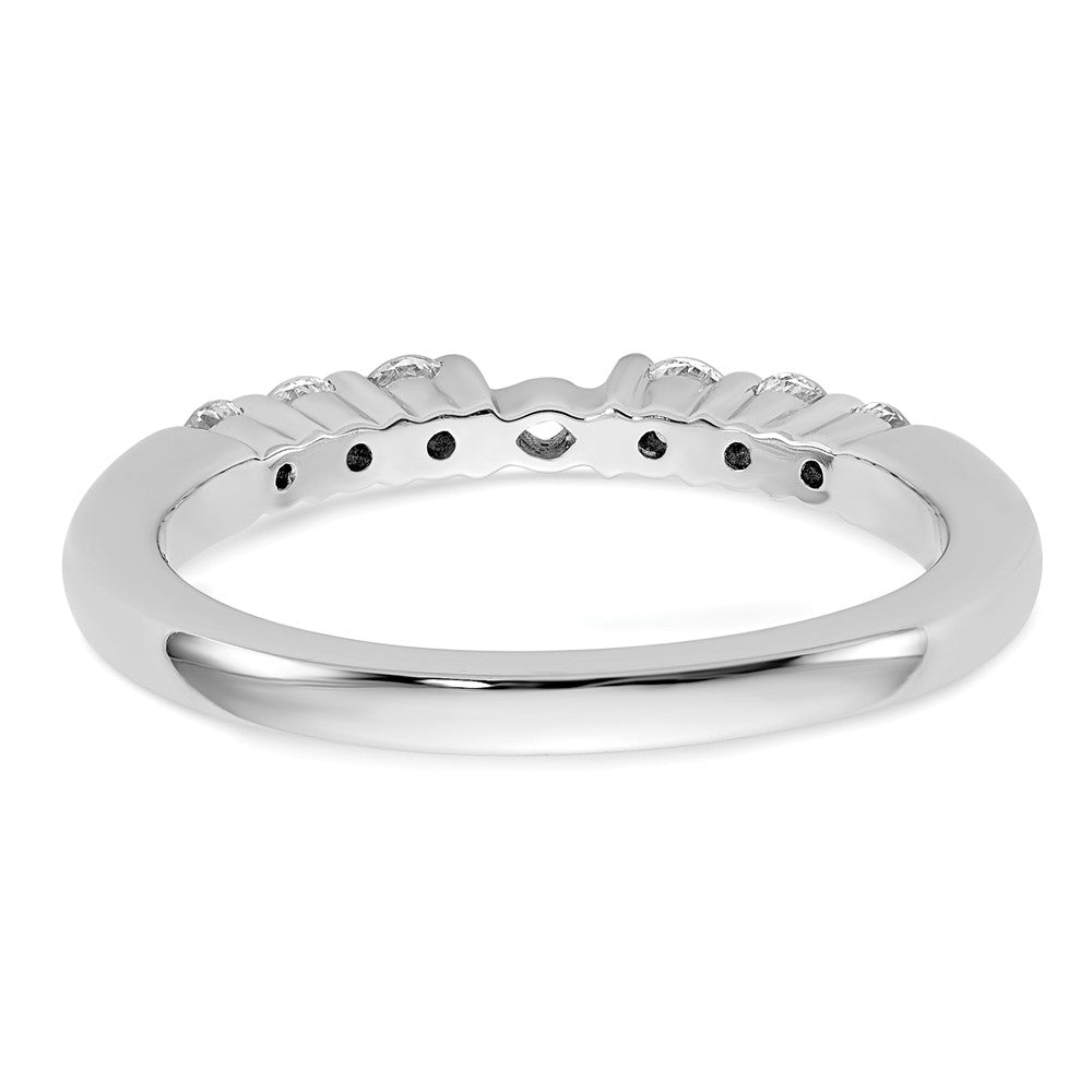 Buy Stylish 14K White Gold Semi-Mount Engagement Ring, 3/8 Carat Diamond