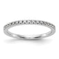 Buy Exclusive 14K White Gold Wedding Band Set with 1/10 Carat Diamonds - Stylish Value-2