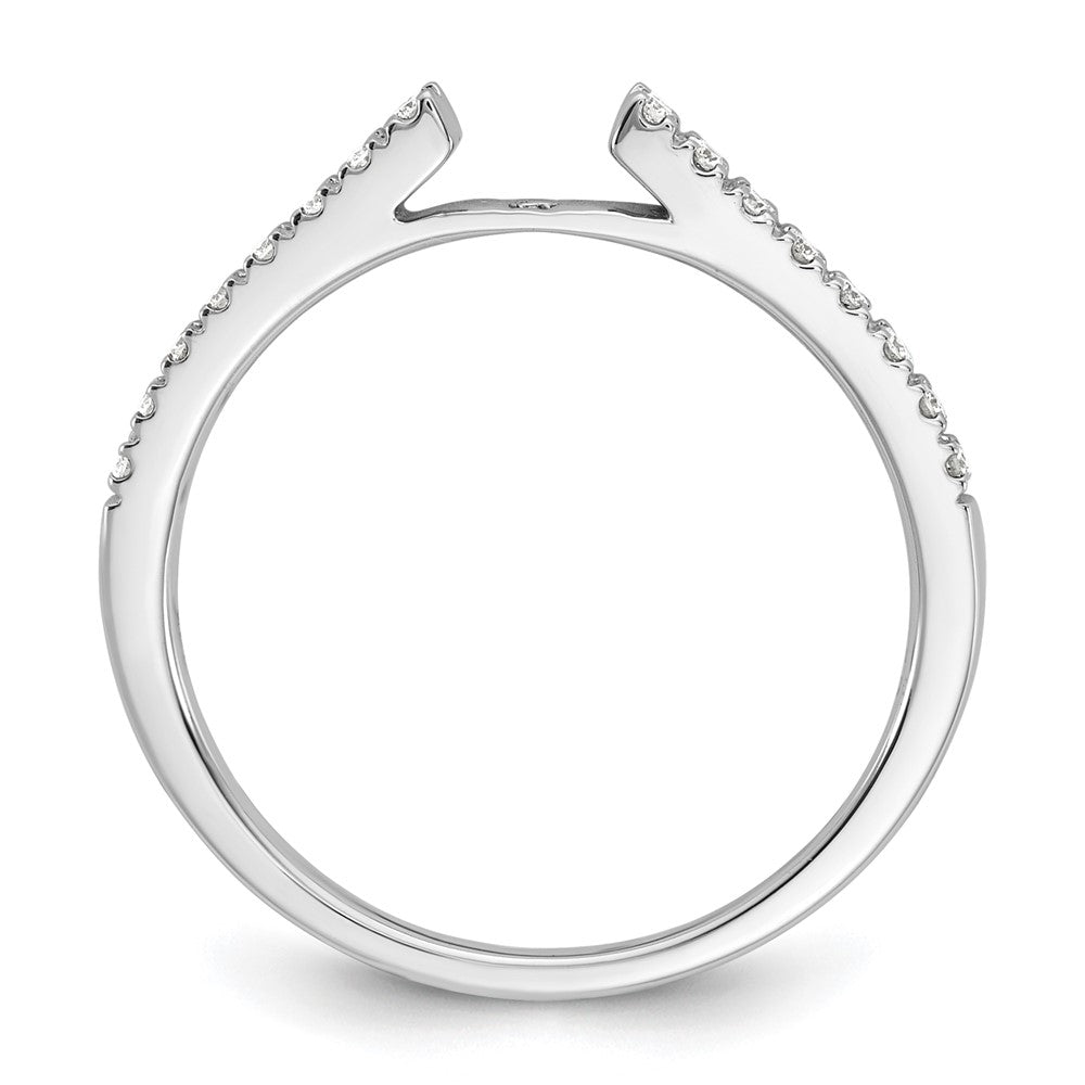 Buy 14K White Gold Semi-Mount Engagement Ring, 1/10 Carat Diamond, Stylish Design