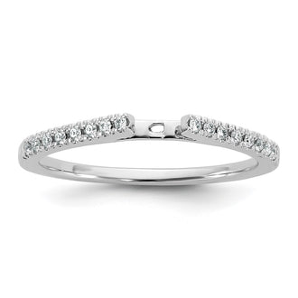 Buy 14K White Gold Semi-Mount Engagement Ring, 1/10 Carat Diamond, Stylish Design