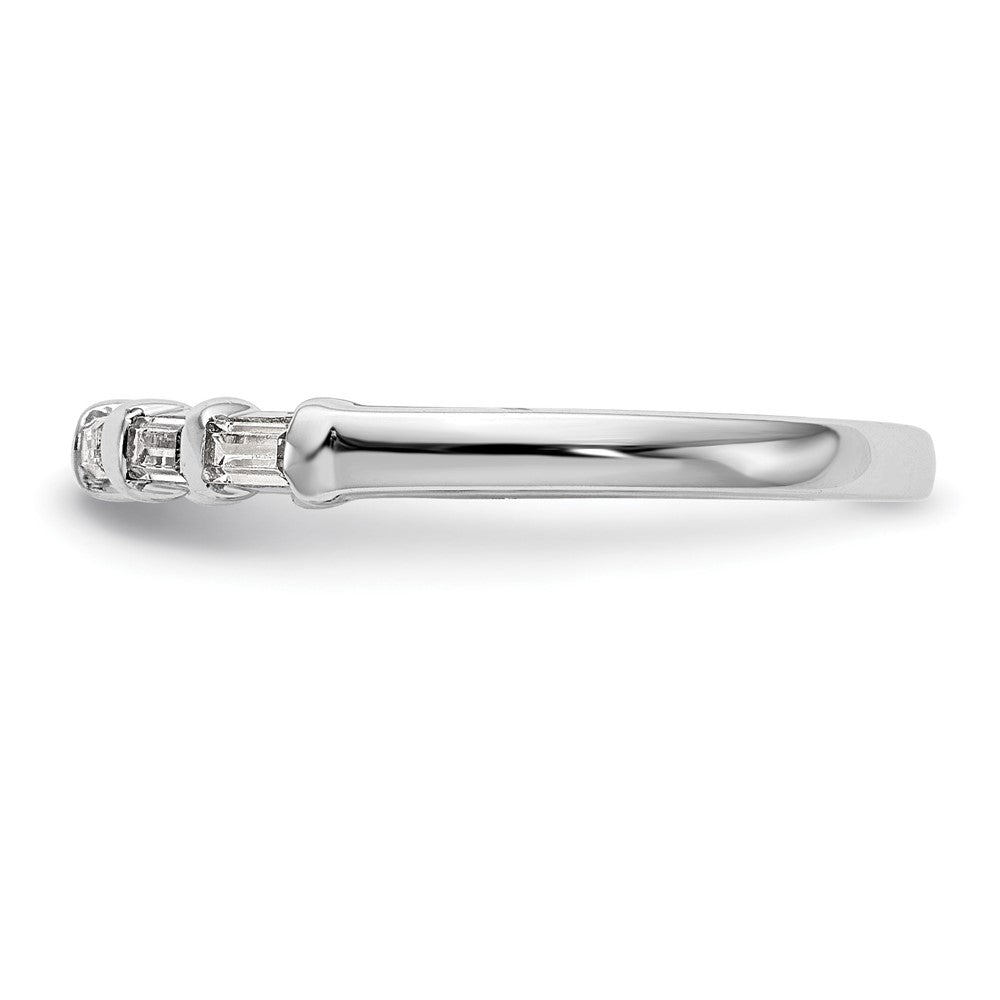 Buy Exclusive 14K White Gold 1/4 Carat Baguette Diamond Wedding Band - Luxury Value