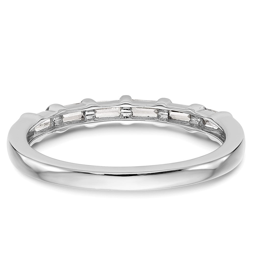 Buy Exclusive 14K White Gold 1/4 Carat Baguette Diamond Wedding Band - Luxury Value