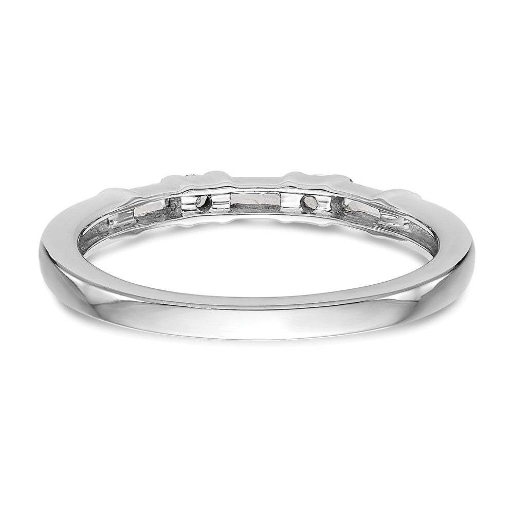 Buy Affordable 14K White Gold Wedding Band with 1/4 Carat Diamonds
