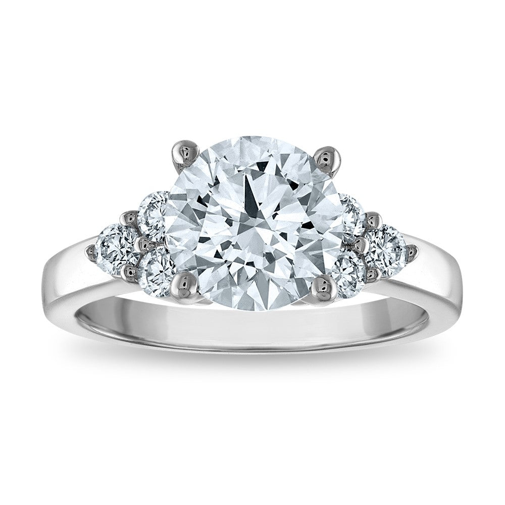 Exclusive 14K Certified 2.66ct Round Lab-Grown Diamond Engagement Ring