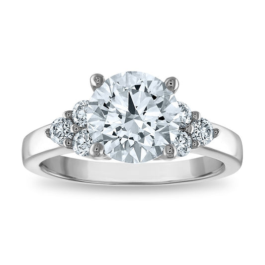 Exclusive 14K Certified 2.66ct Round Lab-Grown Diamond Engagement Ring