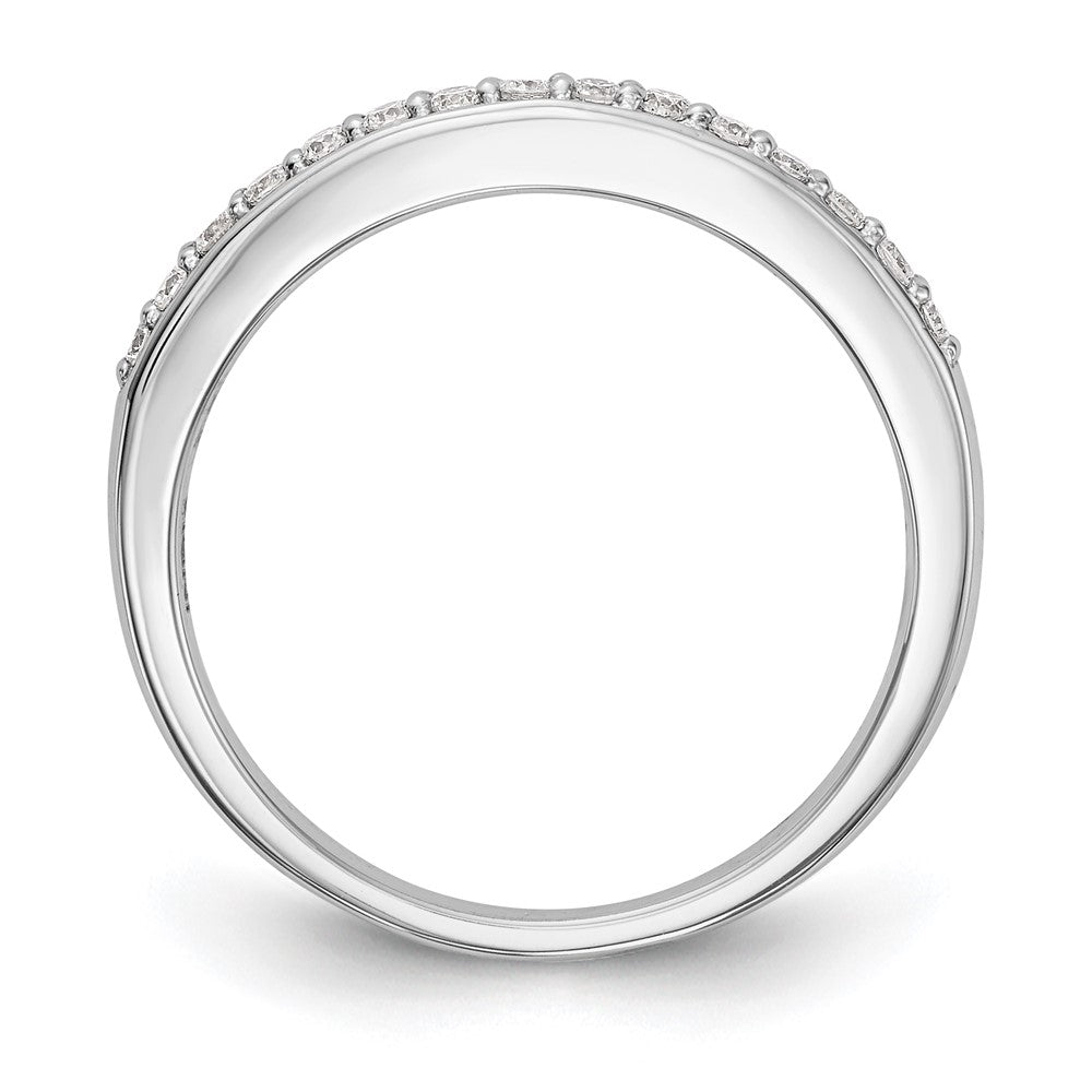 Exclusive 14K White Gold 1/5 Carat Diamond Wedding Band Set - Stylish Value