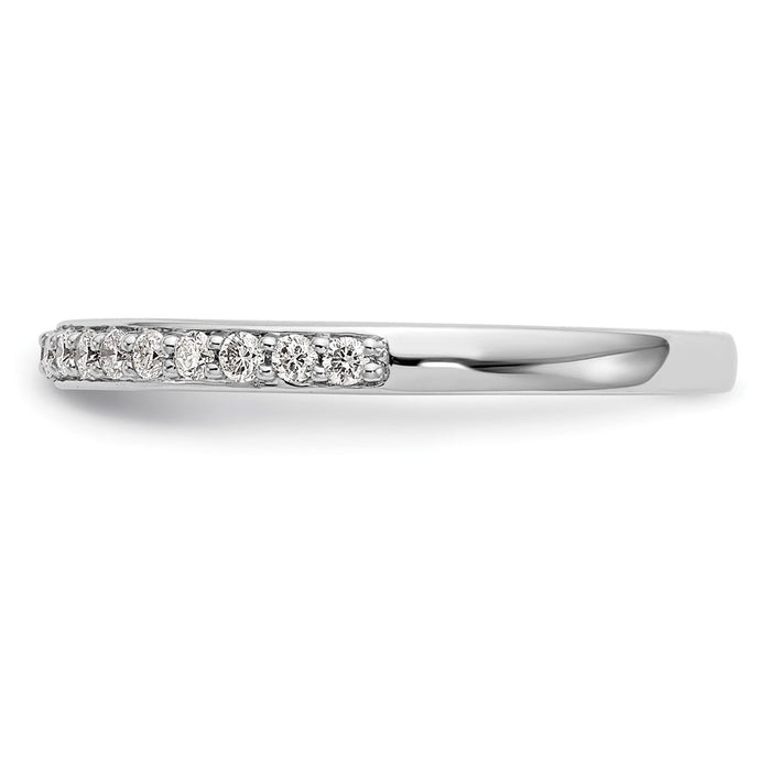 Exclusive 14K White Gold 1/5 Carat Diamond Wedding Band Set - Stylish Value-3