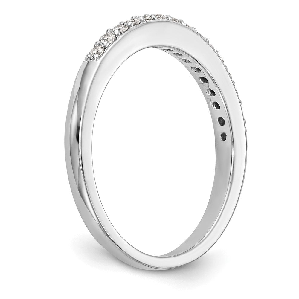 Exclusive 14K White Gold 1/5 Carat Diamond Wedding Band Set - Stylish Value