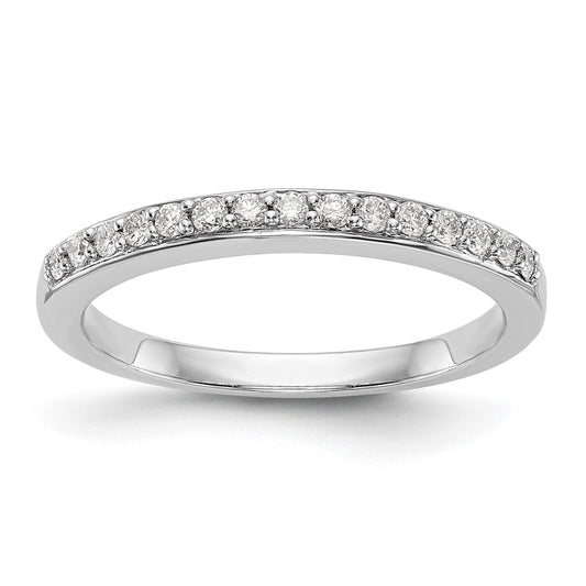 Exclusive 14K White Gold 1/5 Carat Diamond Wedding Band Set - Stylish Value