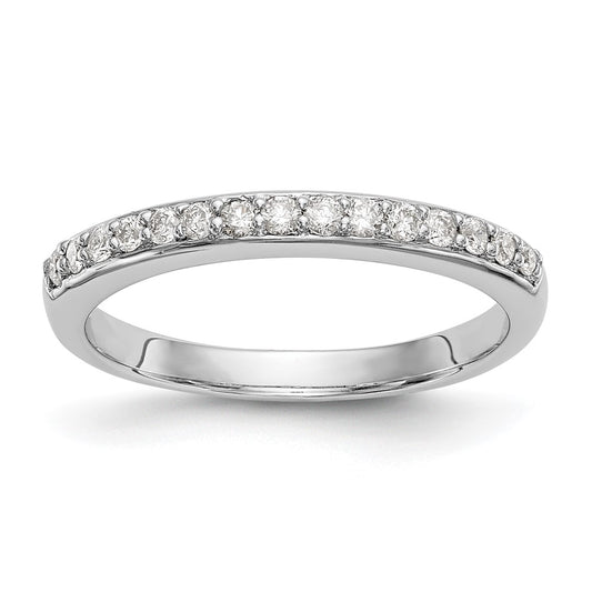 High-Quality 14K White Gold 1/4 Carat Diamond Eternity Wedding Band - Stylish Value