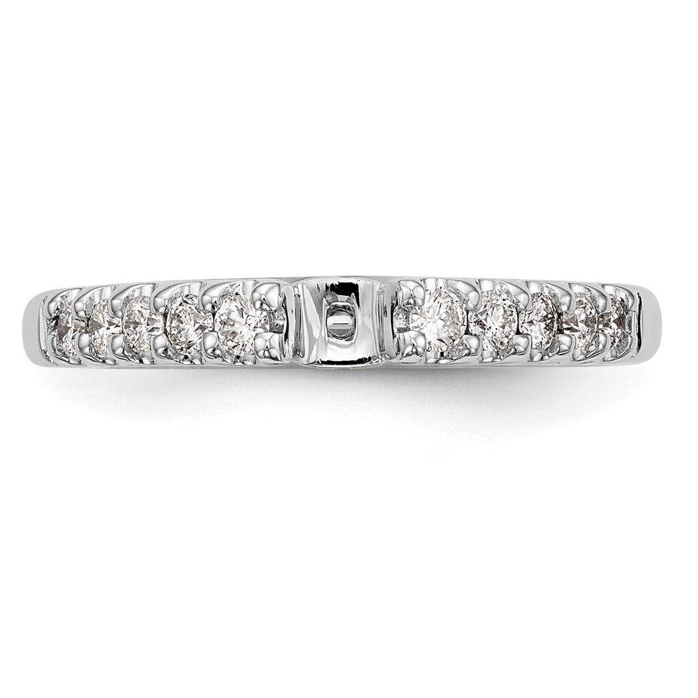 Buy 14K White Gold Semi-Mount Engagement Ring, 1/3 Carat Diamond, Stylish Value