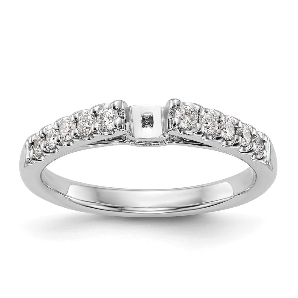 Buy 14K White Gold Semi-Mount Engagement Ring, 1/3 Carat Diamond, Stylish Value