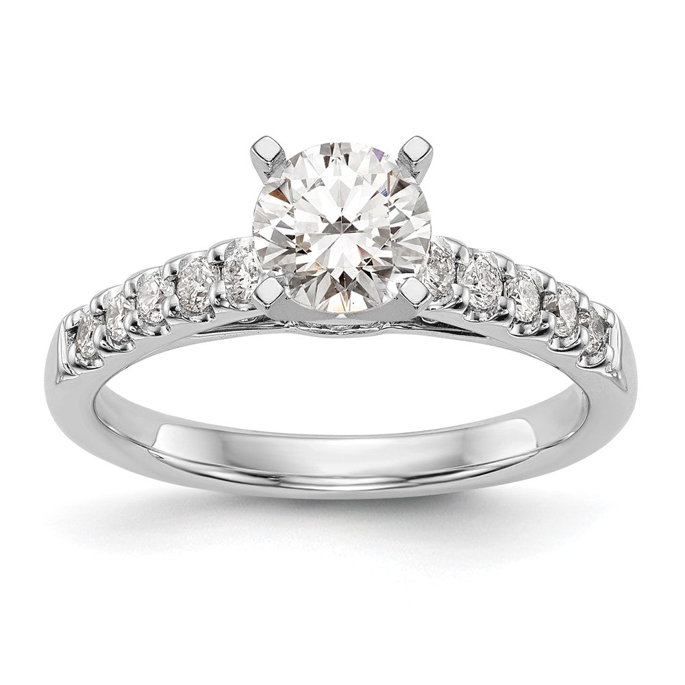Buy 14K White Gold Semi-Mount Engagement Ring, 1/3 Carat Diamond, Stylish Value