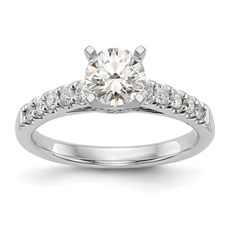 Buy 14K White Gold Semi-Mount Engagement Ring, 1/3 Carat Diamond, Stylish Value