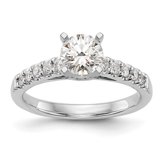 Buy 14K White Gold Semi-Mount Engagement Ring, 1/3 Carat Diamond, Stylish Value