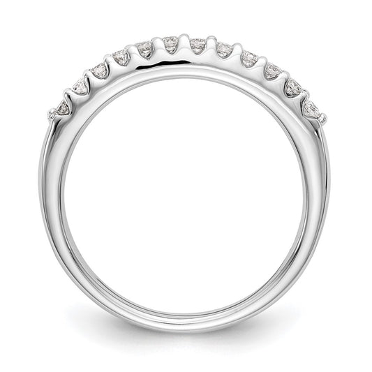 Buy Stylish 14K White Gold Wedding Band Set with 1/4 Carat Diamonds