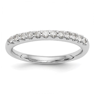 Buy Stylish 14K White Gold Wedding Band Set with 1/4 Carat Diamonds