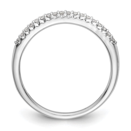 Buy Stylish 14K White Gold Wedding Band Set with 1/10 Carat Diamonds