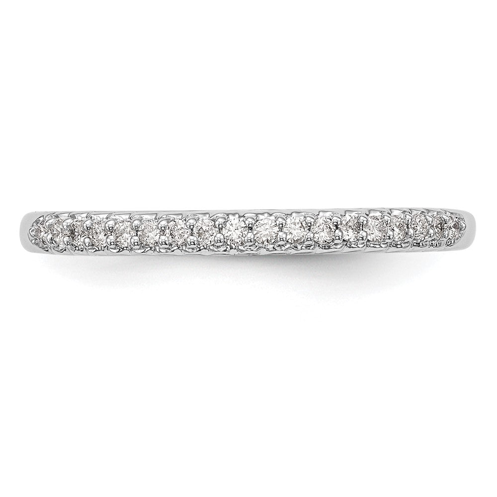 Buy Stylish 14K White Gold Wedding Band Set with 1/10 Carat Diamonds