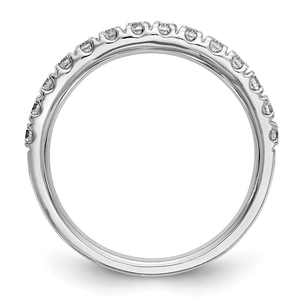 14K White Gold 3/8 Carat Diamond Bridal Ring