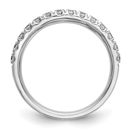 High-Quality 14K White Gold 3/8 Carat Diamond Bridal Ring - Stylish Value!