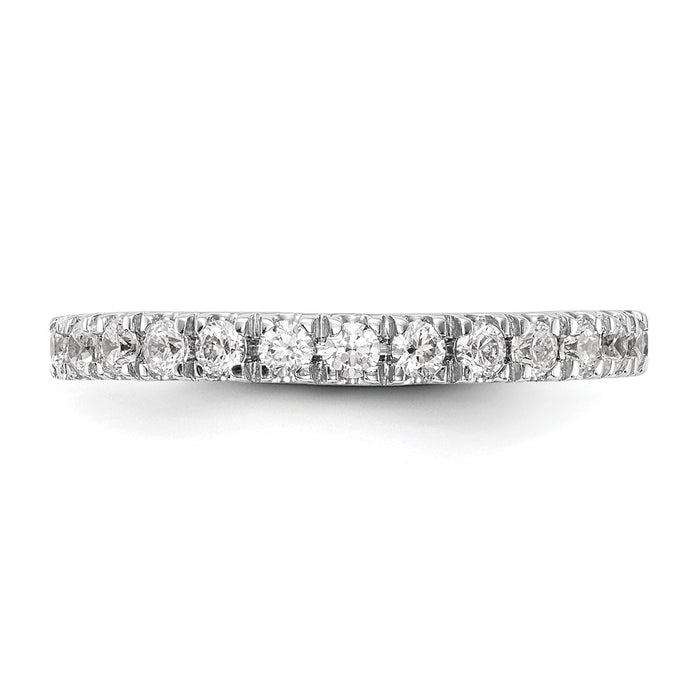 High-Quality 14K White Gold 3/8 Carat Diamond Bridal Ring - Stylish Value!-4