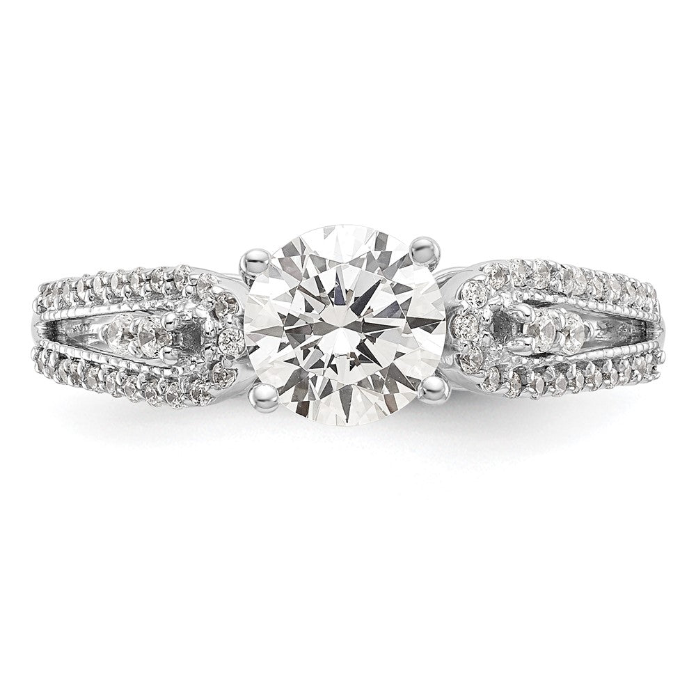 Buy Exclusive 14K White Gold 1/4 Carat Diamond Semi-Mount Engagement Ring