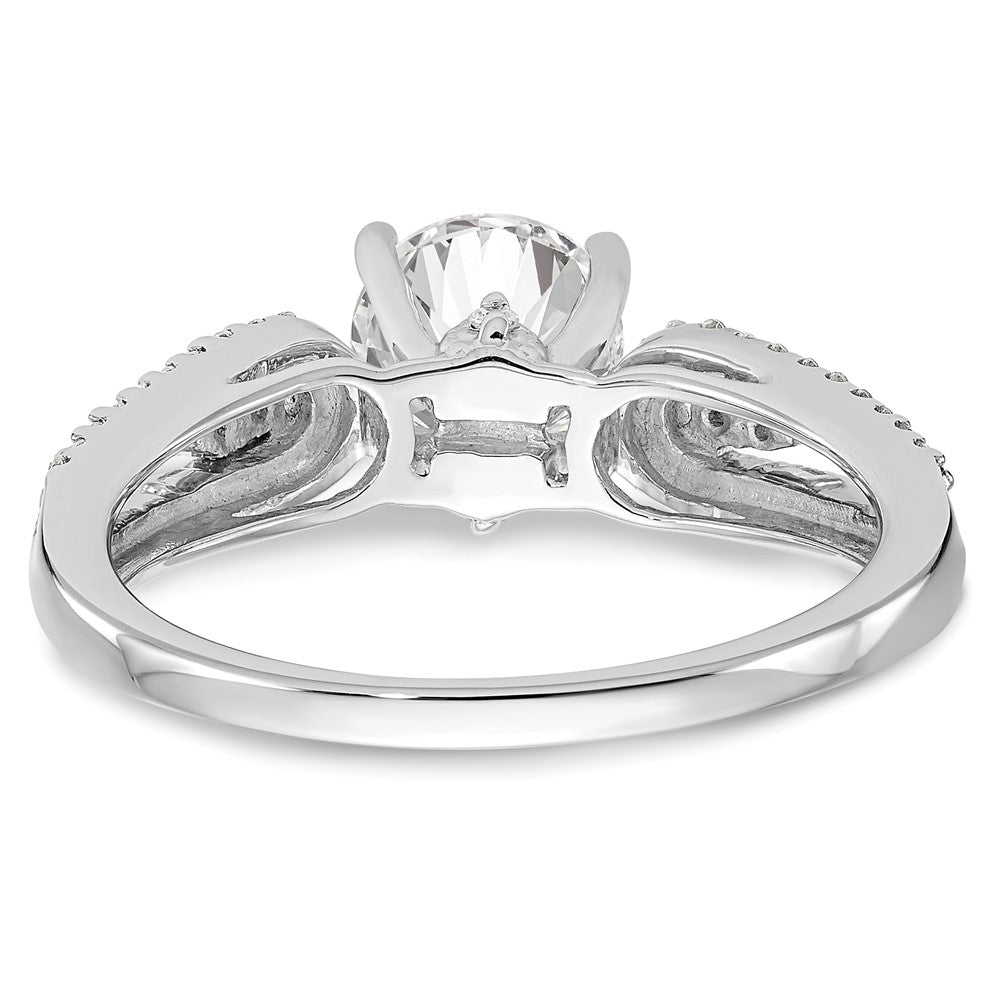 Buy Exclusive 14K White Gold 1/4 Carat Diamond Semi-Mount Engagement Ring