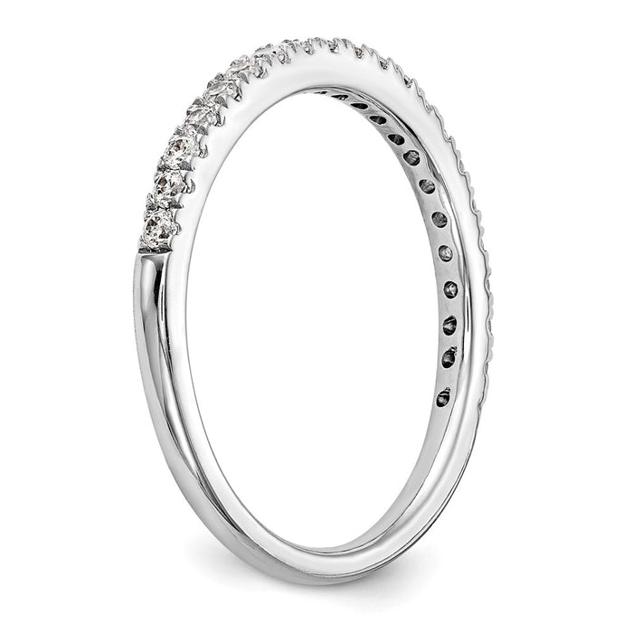 Buy 14K White Gold 1/3 Carat Diamond Wedding Band Set - Stylish & Affordable!-6