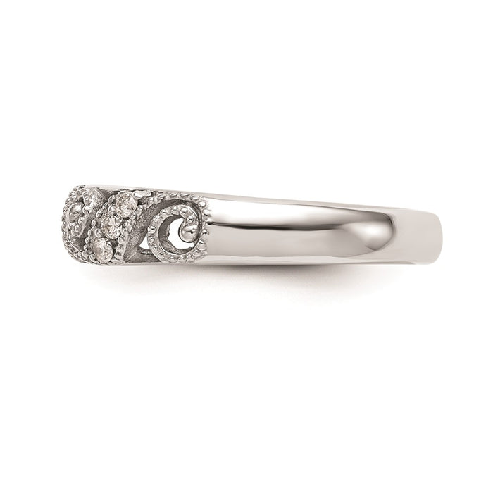Exclusive 14K White Gold Wedding Band Setting - Stylish Design, Affordable Price-3